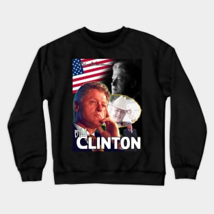 Bill Clinton 42nd president Gangsta rap band bootleg Crewneck Sweatshirt